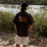 Fresh Produce Faded Brown Tee