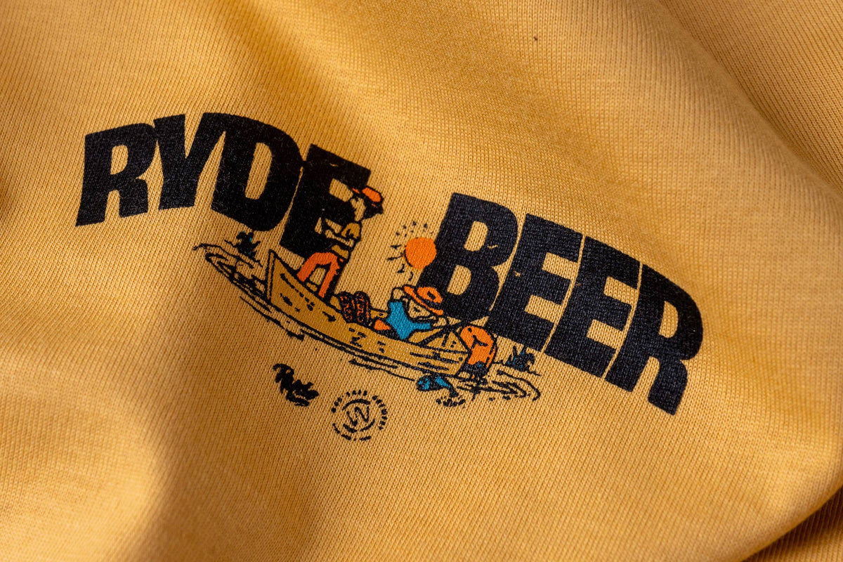 Ryde Beer Tee Mustard