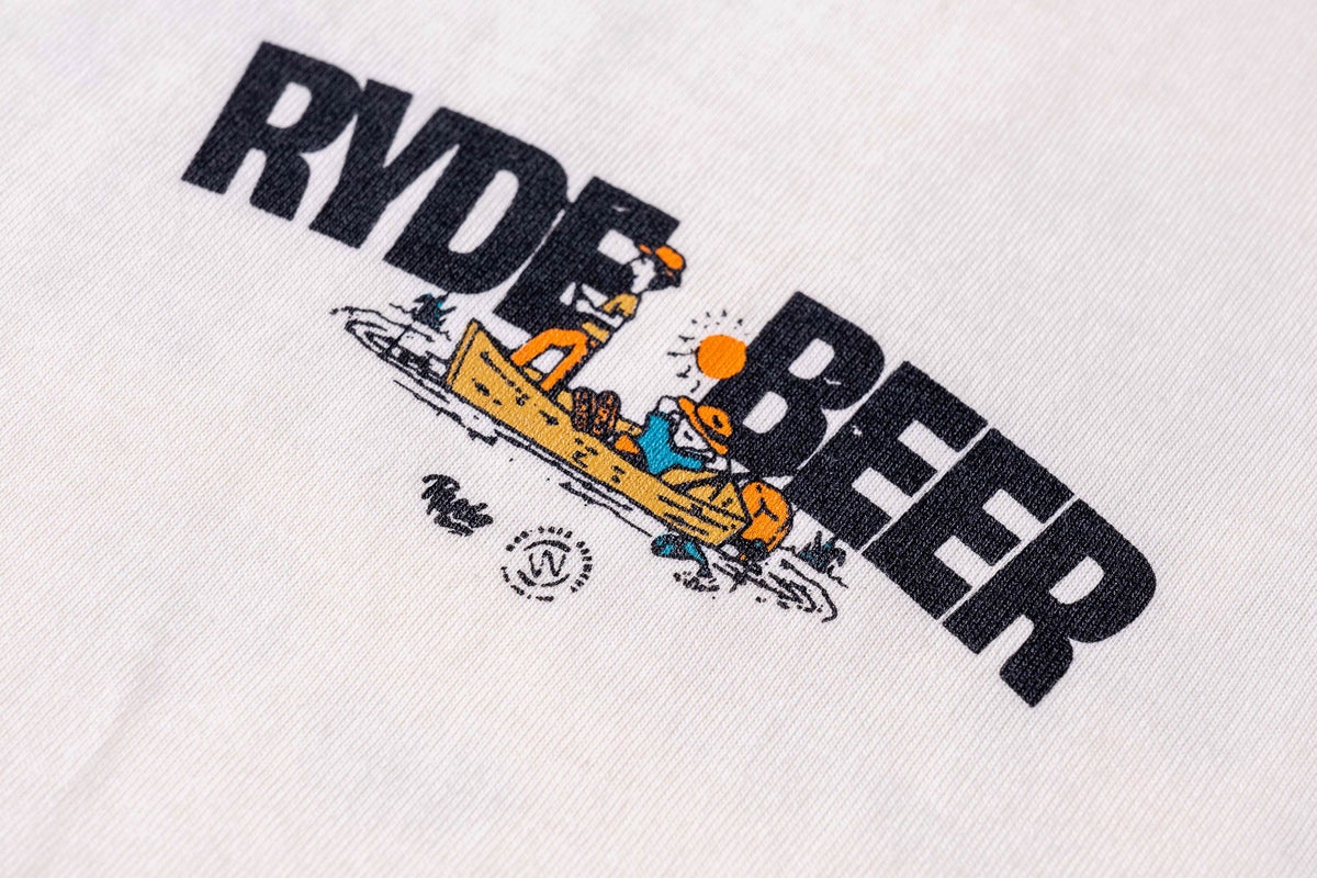 Ryde Beer Tee White