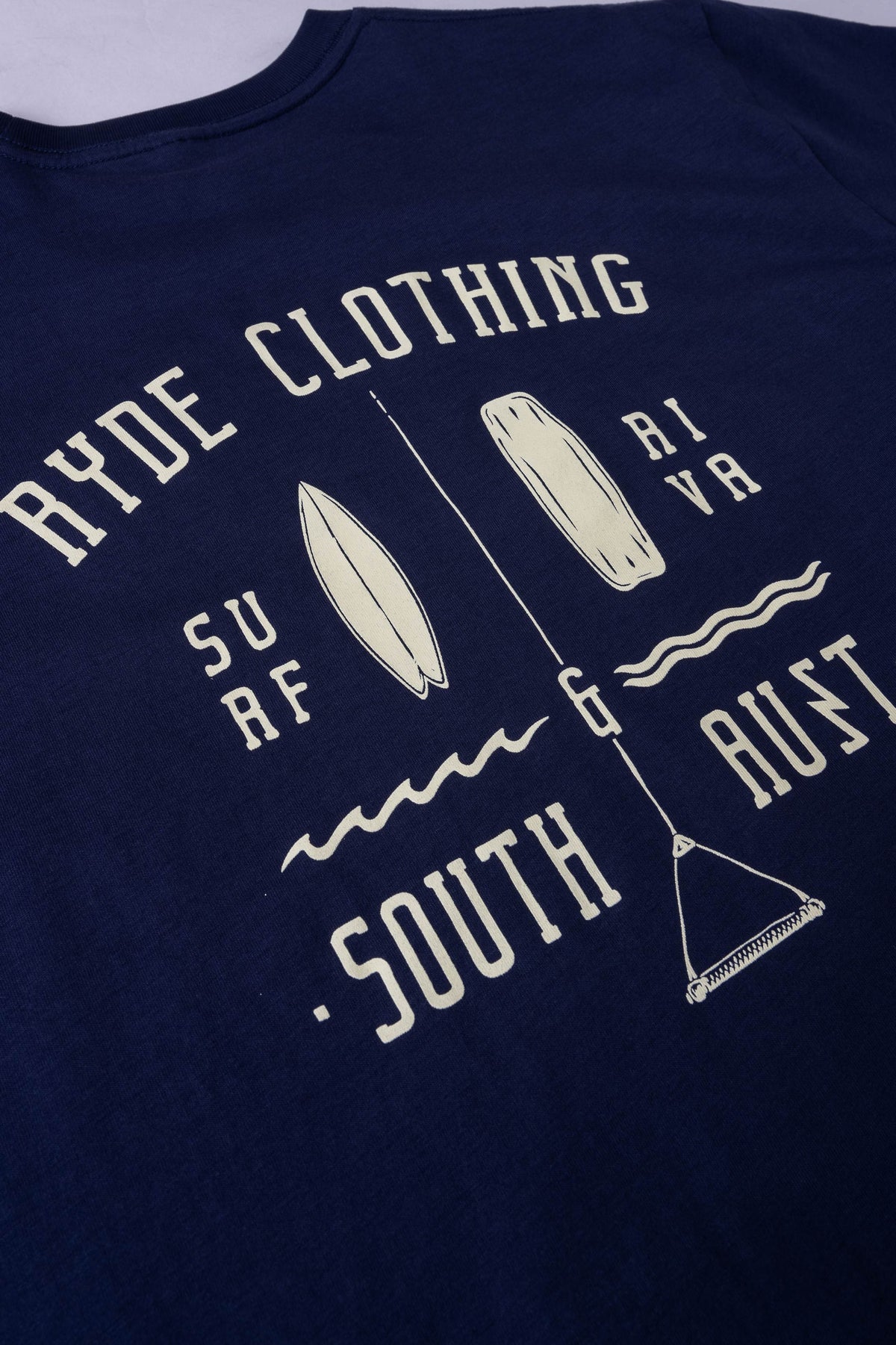 Surf &amp; River Tee Blue