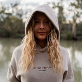 No Hat No Play Hoodie - Faded Bone