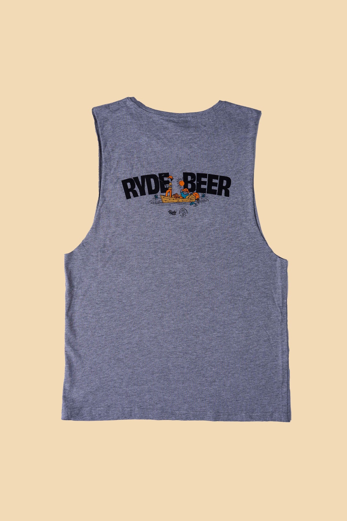 Ryde Beer Singlet Grey