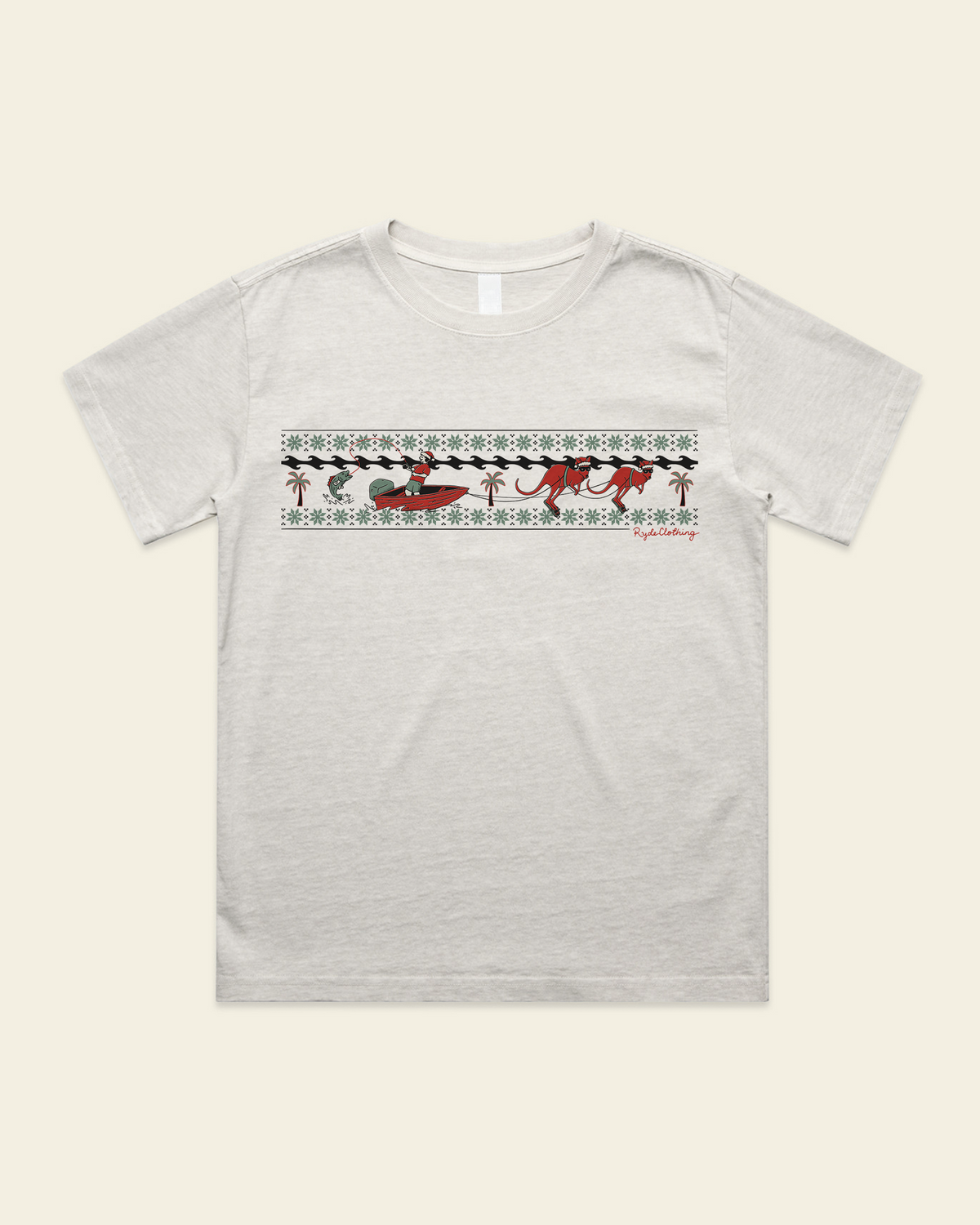 Ryde x Ugly Christmas Kids Tee Bone