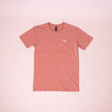 Ryde Embroidered Logo Tee Faded Pink