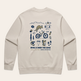 Ryde x OTE Trail Culture Crewneck Bone