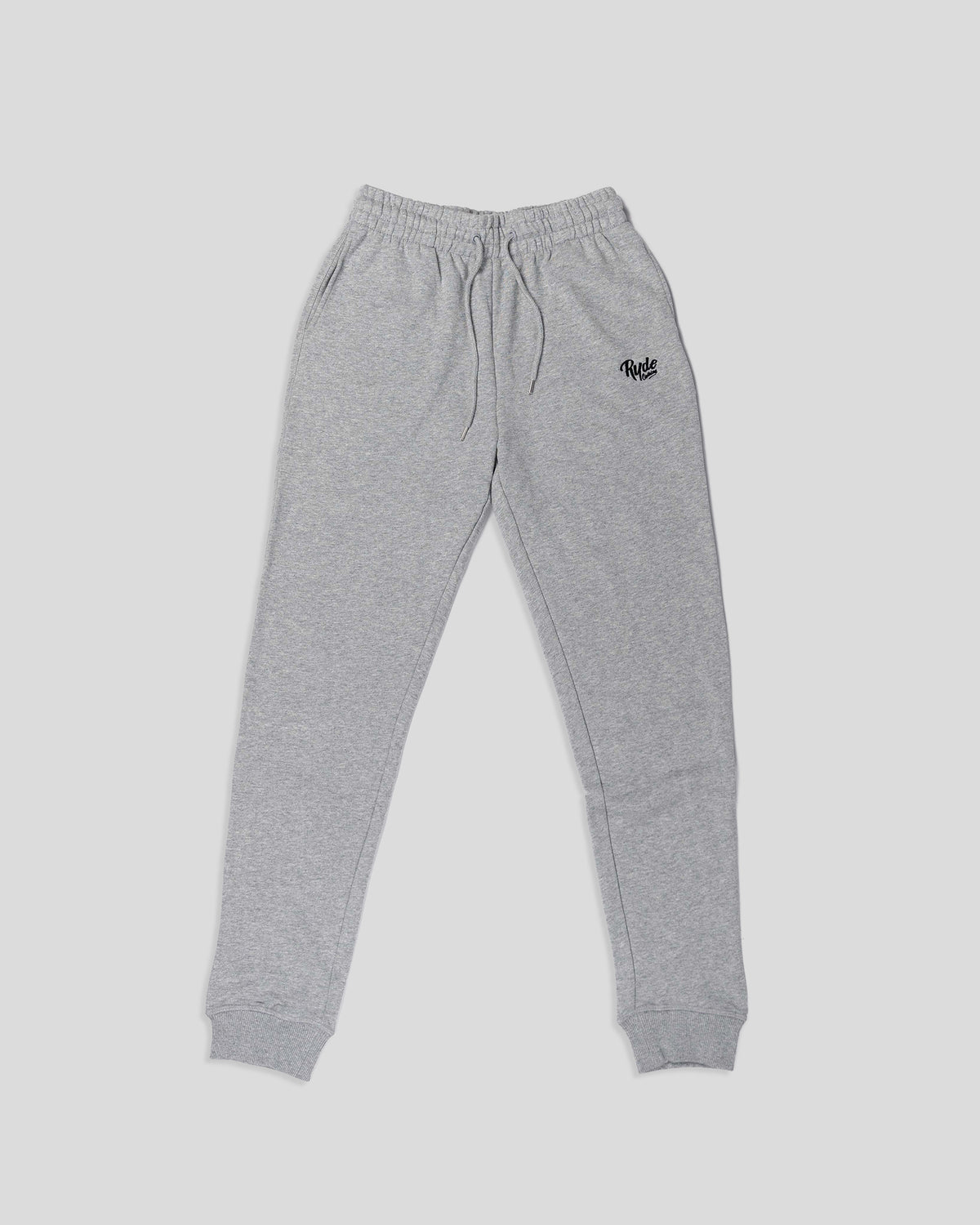 Mens Embroidered Trackies Grey