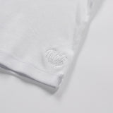 Women's Rib Crop Tank White